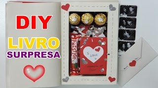 DIY LIVRO SEGREDOSURPRESA  DIA DOS NAMORADOS [upl. by Cele836]