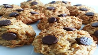 Galletas de plátano y avena con chispas de chocolate  Cocinemos Juntos [upl. by Hawken]