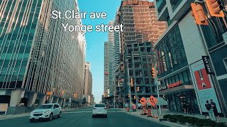 STCLAIR AVE  Yonge Street 13 September 2024 [upl. by Aisined159]