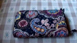 Vera Bradley ZipAround Wallet Review [upl. by Cloe]