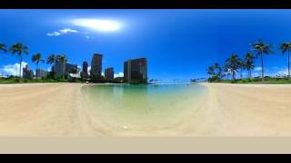 Hilton Hawaiian Village Duke Kahanamoku Lagoon in 360 Degrees [upl. by Hana320]