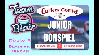 Junior Bonspiel  Blair vs Duncan [upl. by Shannah]