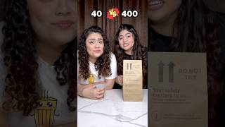 ☕₹40 vs ₹400 ki Chai Cheap vs Expensive Food Challenge thakursisters ytshorts foodchallenge [upl. by Glassman422]