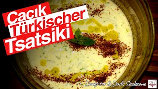 Cacik  Türkischer Tsatsiki  Vorspeise  Dip  Sauce Rezept by Daughter amp Dads Sizzlezone [upl. by Ical]