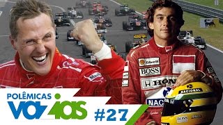 AYRTON SENNA OU SCHUMACHER  POLÊMICAS VAZIAS 27 [upl. by Odnamra]