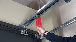 How to disconnect and reconnect a Garador retractable Up amp Over garage door to the operator boom [upl. by Casper]