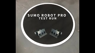 Ikedo Mini Sumo Robot ProTest Run [upl. by Monto625]