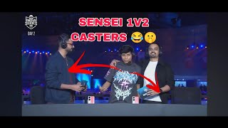 Sensei vs Casters  Sensei Clutch on Caster 😂 Funny Trolling bgis bgmi [upl. by Rosner]