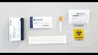 Operation Video on ProDetect COVID 19 Antigen Rapid Self Test [upl. by Nohj275]