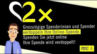 Verdoppeln Sie Ihre Wirksamkeit  Amnesty Schweiz [upl. by Atidnan454]