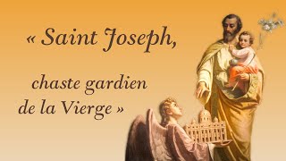 Saint Joseph chaste gardien de la Vierge  par le chanoine Amadieu [upl. by Stannfield]