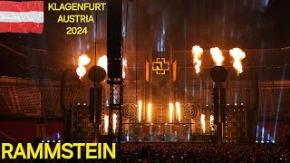 RAMMSTEIN  KLAGENFURT  AUSTRIA  17072024  WÕRTHERSEE STADION FULL CONCERT [upl. by Killarney]