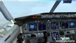 FSX ILS CAT III Heathrow Landing [upl. by Pournaras]