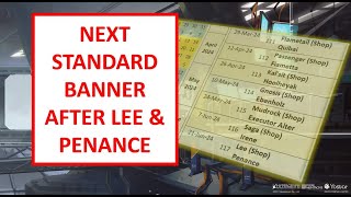 Arknights EN Next Standard Banner after Lee amp Penance [upl. by Fay903]