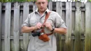 Diamond D Custom Leather Holster for a Ruger Alaskan [upl. by Yetak]