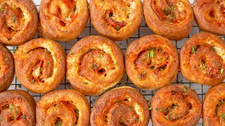 Keto Recipe  Pizza Scrolls  Roll Ups  Better than Fathead Dough  Tasty amp Easy to Make 2g Carbs [upl. by Aekan663]