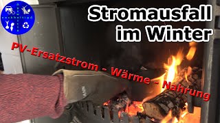 Ersatzstrom mit Photovoltaik und Stromspeicher  was geht bei Stromausfall im Winter [upl. by Erasmus]