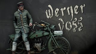 Is this my best model yet  135 Wanderer Motorbike amp Werner Voss Vignette  Copper State Models [upl. by Phillane375]