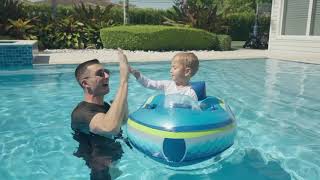 Poolcandy Remote Control Motorized Baby Runner Pool Float the Ultimate Toddler Pool Toy for Parents [upl. by Gorski336]