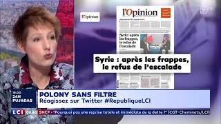 Lundi 16 Avril La revue de presse de Natacha Polony LCI [upl. by Dajma636]