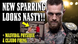 Conor McGregor NEW Sparring is NASTY Masvidals SHOCKING Physique amp Henry Cejudo FAKE Firing [upl. by Nyrroc]