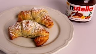 Nutella Croissants Recipe  Laura Vitale  Laura in the Kitchen Episode 328 [upl. by Tatianna]