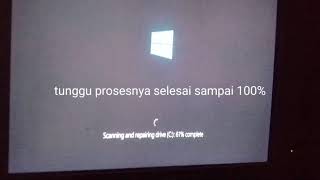 cara mengatasi computer scanning and repairing drive c  Tutorial simpel [upl. by Sacul330]