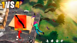 SÓ VALE A PRIMEIRA ARMA QUE ENCONTRAR NESSE DESAFIO SOLO VS SQUAD FREE FIRE MOBILE [upl. by Eednas]