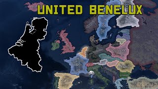 What If The Benelux Was United In 1936  HOI4 TIMELAPSE [upl. by Yentruok]