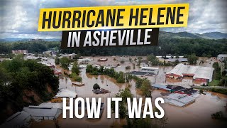 Hurricane Helene in Asheville NC What happened here [upl. by Rettke]