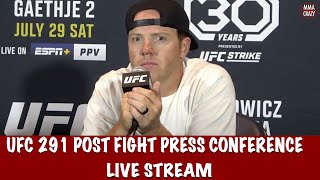 UFC 291 Poirier vs Gaethje 2 PostFight Press Conference Live Stream [upl. by Luci846]