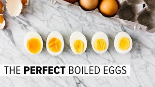 PERFECT BOILED EGGS EVERY TIME  hard boiled eggs  soft boiled eggs [upl. by Darsey310]