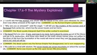 Revelation chapter 17 Part B [upl. by Winifred739]