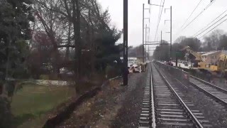 SEPTA MediaElwyn Line Time Lapse in the Snow [upl. by Charlene]