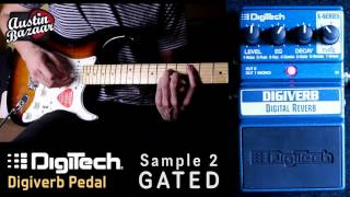 Digitech XSeries XDV DIGIVERB Digital Reverb Pedal Demo [upl. by Betteann]