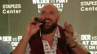 Tyson Fury describes how he will knock out Deontay Wilder motivation for boxing [upl. by Etnoval]