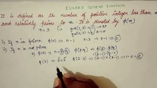 EULERS TOTIENT FUNCTION PROBLEM MATHEMATICAL FOUNDATION ASYMMETRIC CRYPTOGRAPHY EXPLAINED IN TAMIL [upl. by Halfdan]