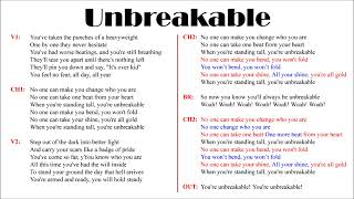 Unbreakable part 1  Singfest 2024 guide vocal [upl. by Aeel]