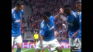 Juan Cuadrado hits a goal and Dance [upl. by Zuckerman]