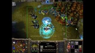 Warcraft 3 RT 008 3v3 UD  HU  NE vs UD  NE  NE DeutschGerman Lets Play WC 3 by DPoR [upl. by Arotak459]