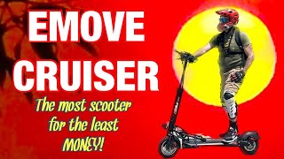 EMOVE CRUISER  almost never needs charging  Incredible range amp value  Electric Scooter Academy [upl. by Naitsabes]