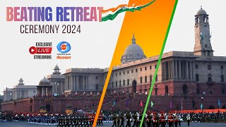 LIVE  Beating Retreat 2024  Annual Musical Extravaganza  29th January 2024 [upl. by Eiliab]