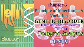 Genetic Disorder জীনগত রোগ class 12 theory fromncertbiology Harunbiozone [upl. by Bertie339]