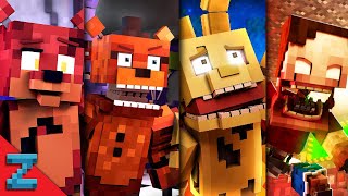 quotThe Foxy Songquot Full Series  Minecraft FNAF Animation Music Video [upl. by Ayoj112]