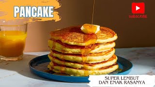 RESEP PANCAKE ANTI GAGAL TANPA TELUR DAN BAKING POWDER [upl. by Adiam]