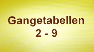 Gangetabellen Sanger 29 [upl. by Arreic266]