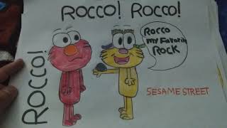 My Drawing of Zoes Rocco from Sesame Street [upl. by Norina371]