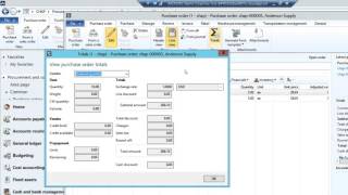 Purchase Orders Receipts and Invoices in Dynamics AX 2012 [upl. by Irej]