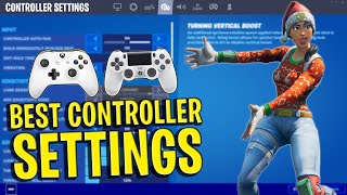 The BEST Controller SETTINGS and BINDS for Fortnite Chapter 2 XboxPS4PC [upl. by Ekez]