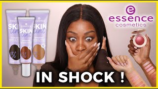 SOTTO SHOCK  😱 PROVO LA NUOVA SKIN TINT DI ESSENCE  NOVITÀ  Recensione Pelle Scura [upl. by Lzeil]